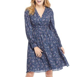 Gal Meets Glam Kelsey Floral Wrap Over Dress